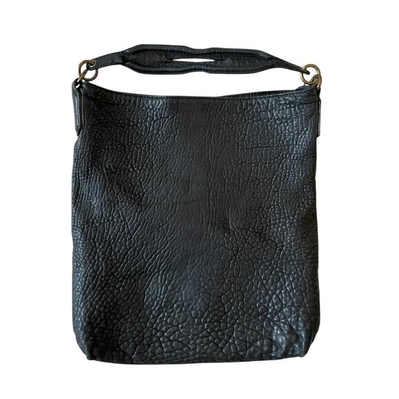 ALEXANDER WANG Black Pebbled Lambskin Studded Dumbo Darcy Hobo Handbag Purse - Picture 2 of 16